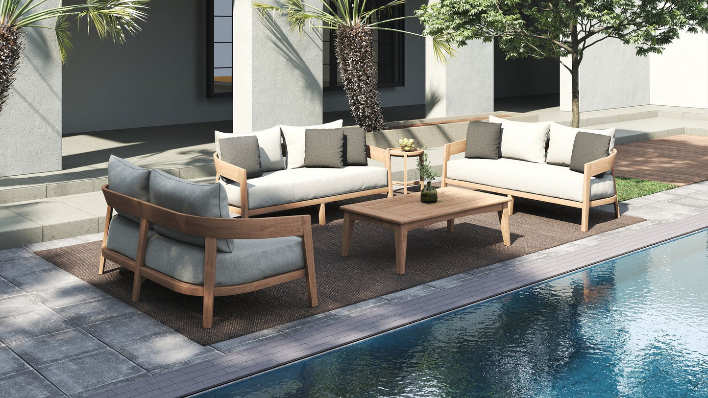 Mareva Teak 2-Seat Sofa