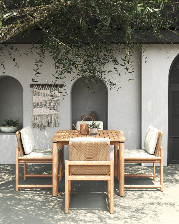 Neroli 39" Teak Dining Table