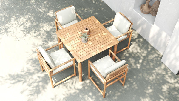 Neroli 39" Teak Dining Table