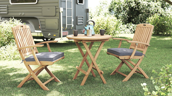 Mayreau 27" Folding Round Bistro Table