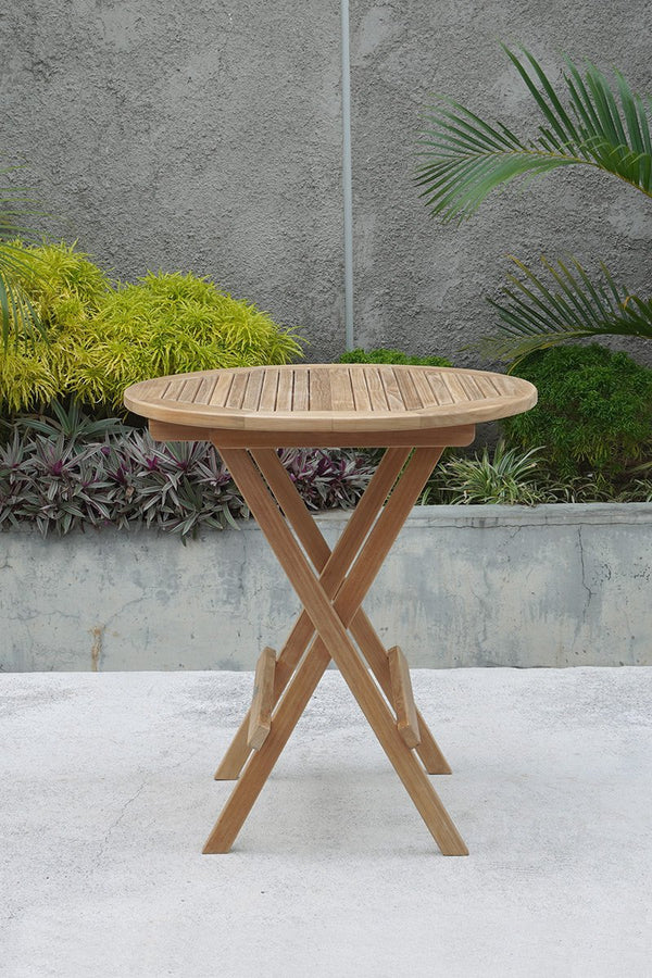 Mayreau 27" Folding Round Bistro Table