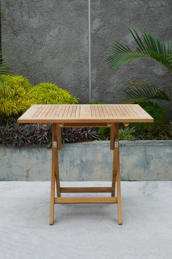 Mayreau 33" Folding Square Bistro Table