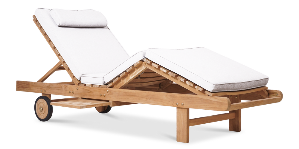 Motu Teak Sun Lounger