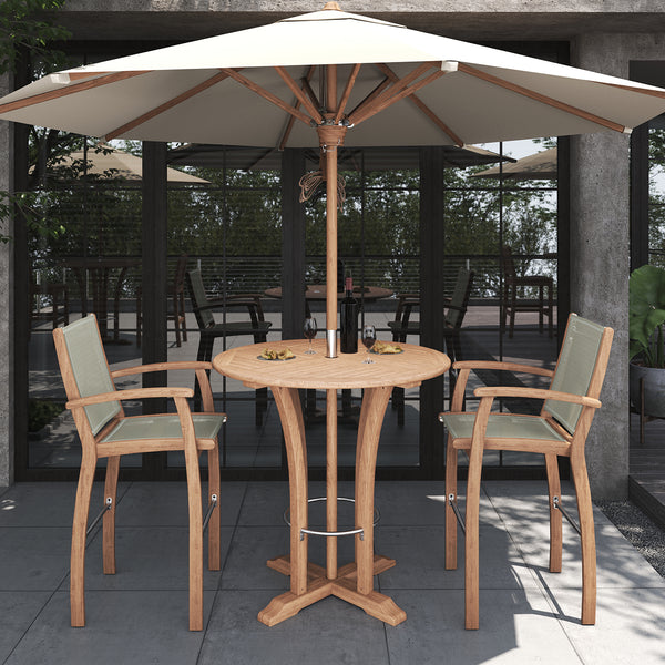 Meridien Round Parasol 118"