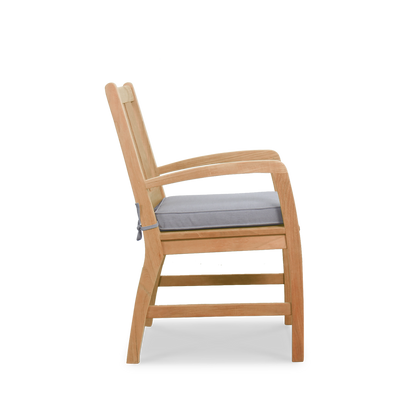 Evrin Teak Arm Chair