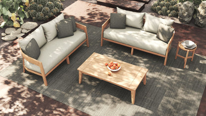 Mareva Teak 2-Seat Sofa