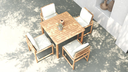 Neroli 39" Teak Dining Table