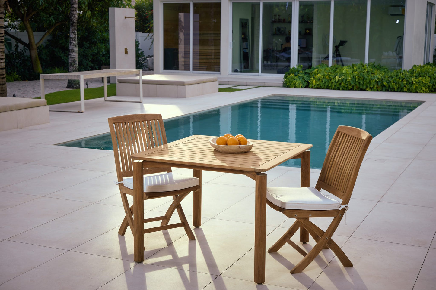 Neroli 39" Teak Dining Table