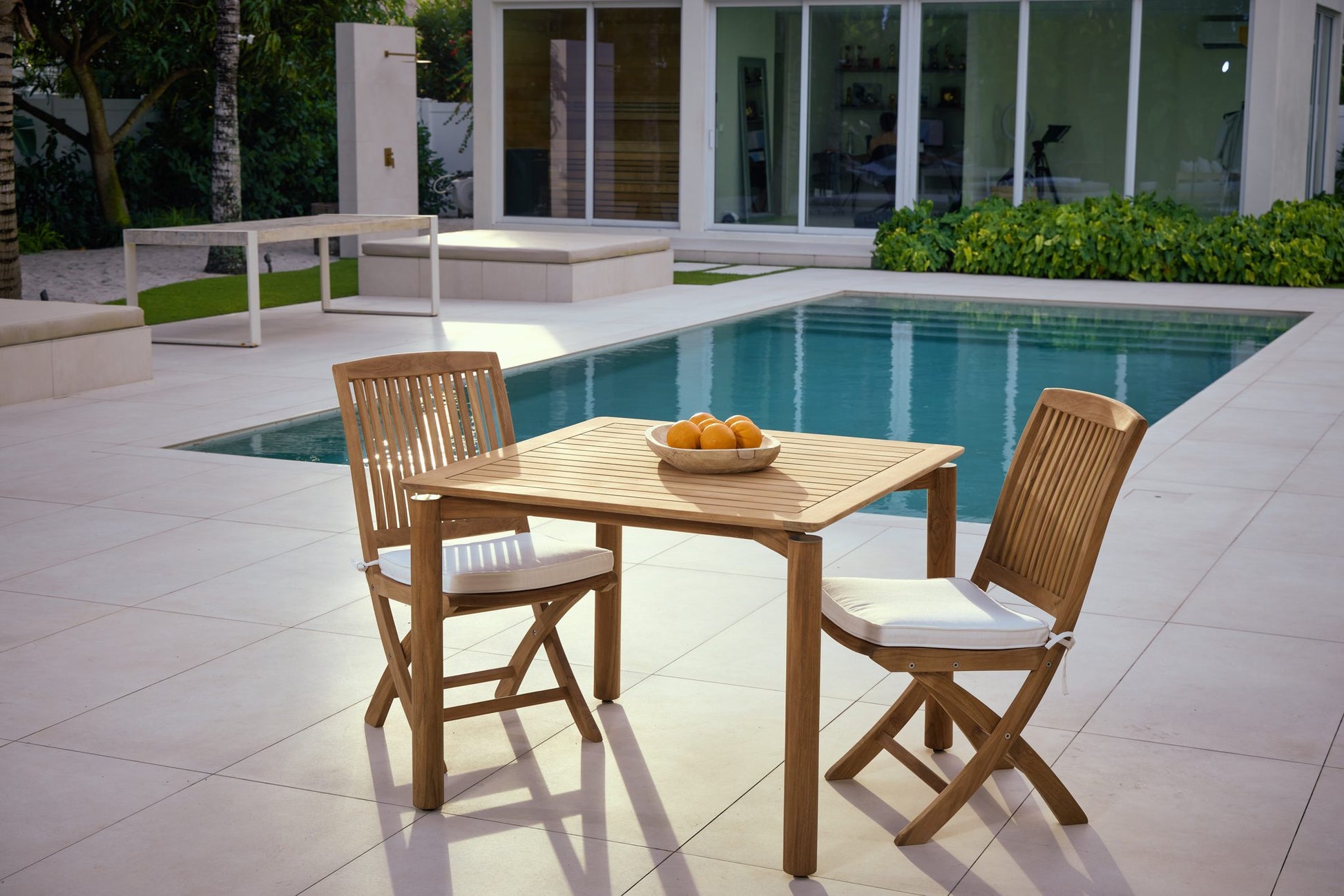 Neroli 39" Teak Dining Table