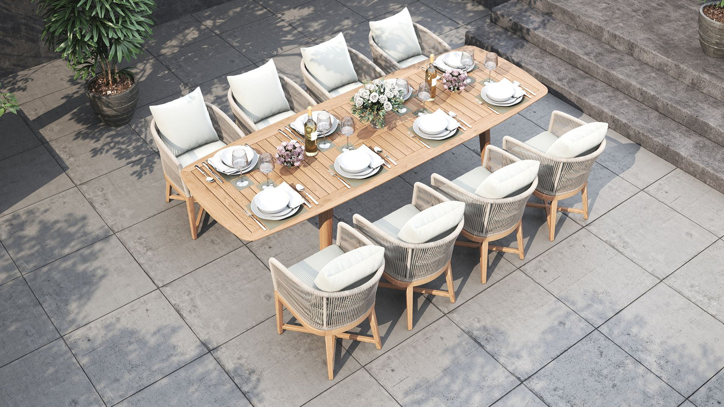 Slipway 79" Teak Extension Table