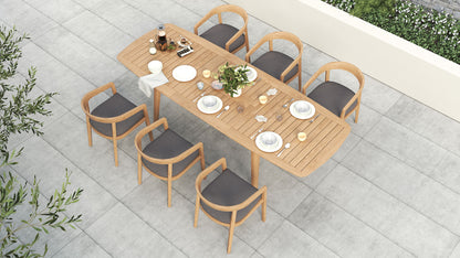 Slipway 79" Teak Extension Table